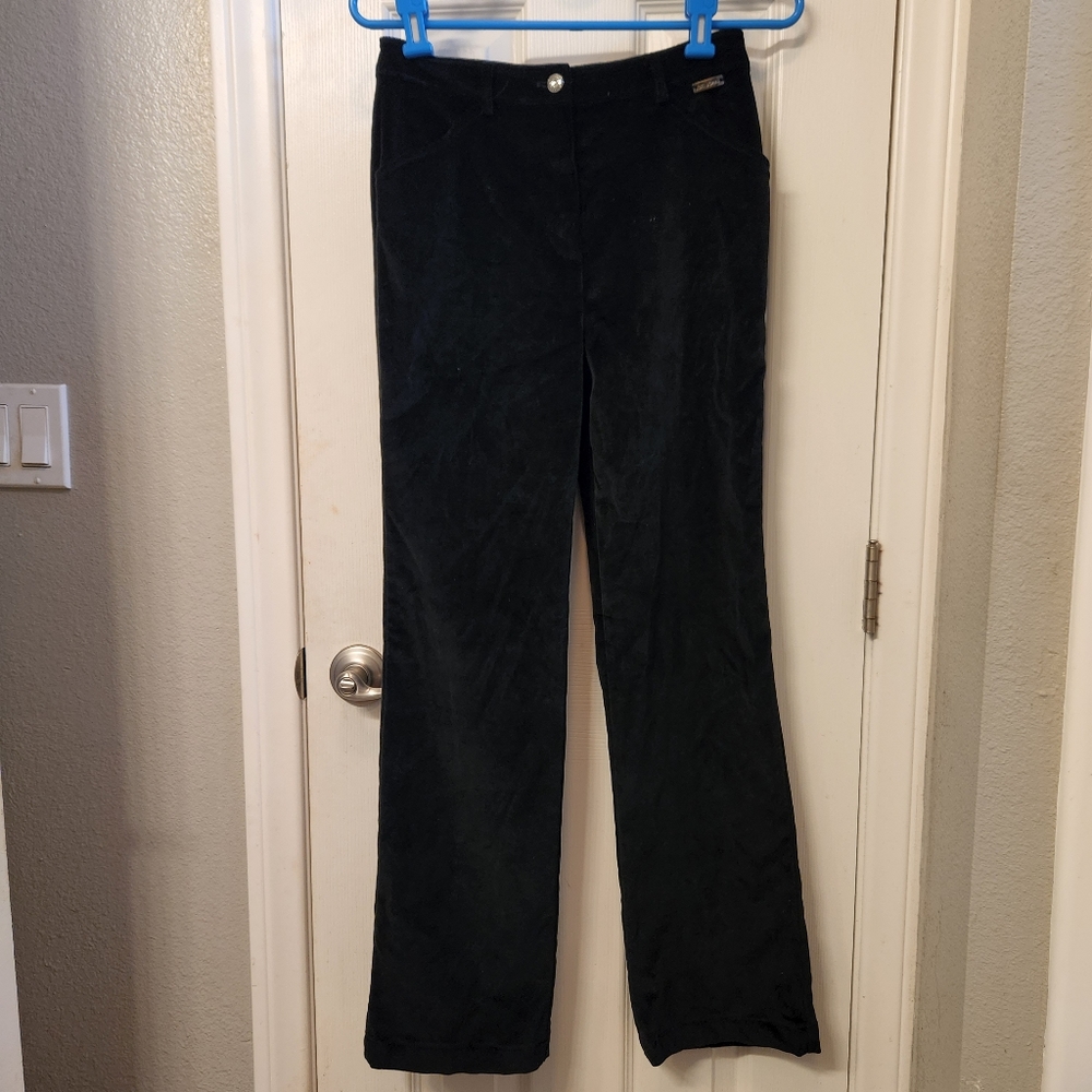 St john sport by Marie gray velvet pants size 4